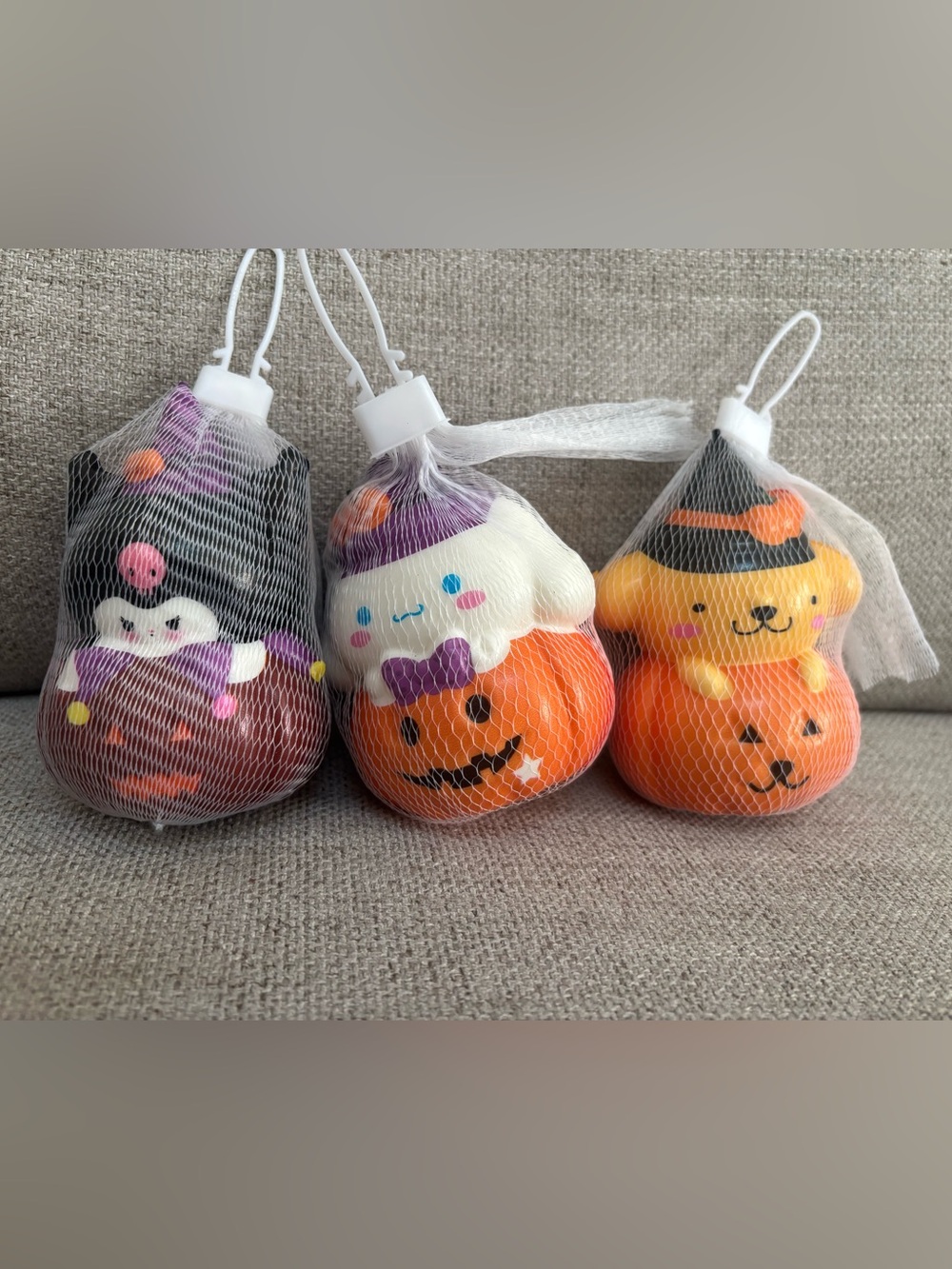 Sanrio Halloween Pumpkin Squishy Bundle